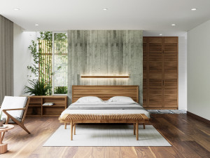 bedroom modern 3D मॉडल