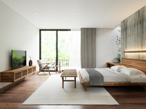 bedroom modern 3D 모델