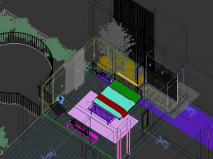 bedroom modern 3D 모델