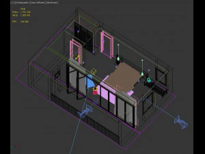 quarto tropical Modelo 3D