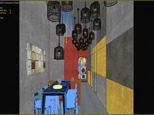 bedroom tropical Modèle 3D