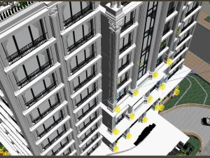 hotel clasico Modelo 3D