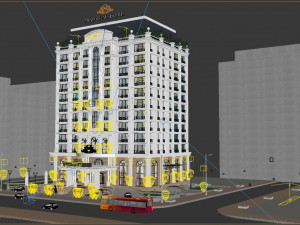Classical hotel 3D Модель