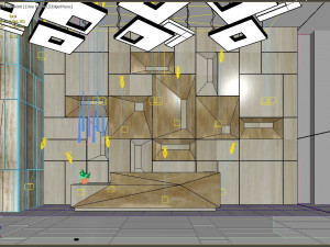 Reception hotel luxury Modello 3D
