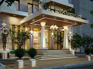 Hotel Architecture Model 3D