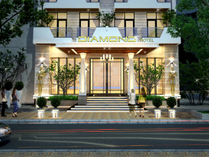 Hotel Architecture Model 3D