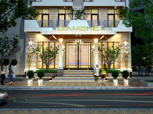 Hotel Architecture 3D Model