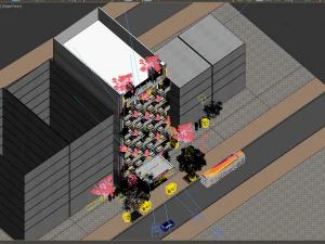 Hotel Architecture 3D Model