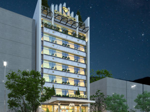 Hotel tropical 3D मॉडल