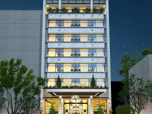 Hotel tropical Model 3D