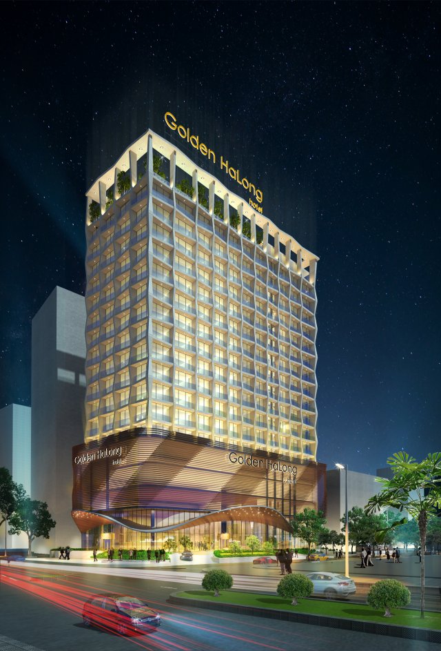 Hotel modem luxury 3D Model .c4d .max .obj .3ds .fbx .stl .blend 