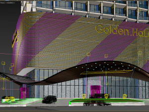 Hotel modem luxury 3D Model