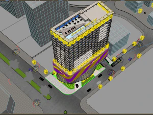 Hotel modem luxury 3D Model