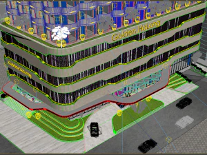 Hotel Luxury 3D Model