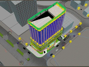 Hotel Luxury 3D Model