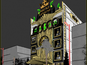 Bar Luxury Modelo 3D