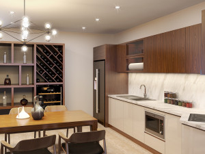 Diningroom tropical Model 3D