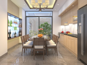 Diningroom tropical 3D मॉडल