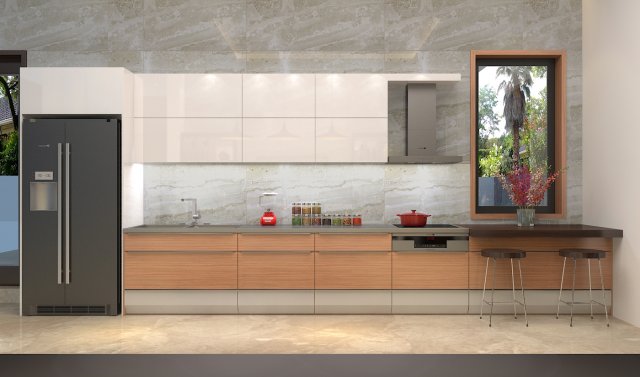 Diningroom tropical Model 3D .c4d .max .obj .3ds .fbx .stl .blend 