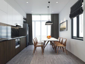 Sala da pranzo moderna Modello 3D