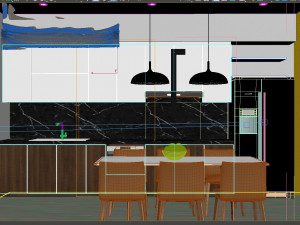 Diningroom modem 3D-Modell