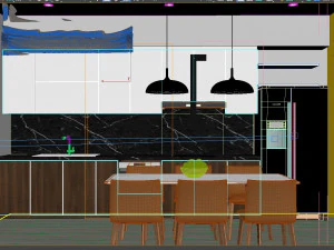 Sala da pranzo moderna Modello 3D