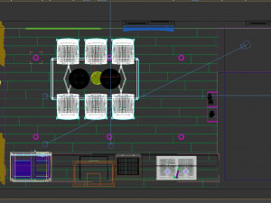 Diningroom modem 3D-Modell