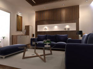 Livingroom luxury Modelo 3D