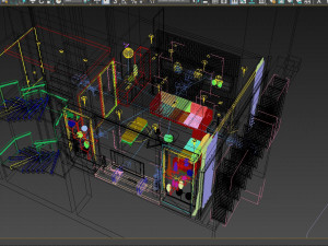 Livingroom luxury Modelo 3D