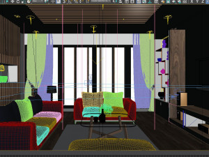 Livingroom luxury Modelo 3D