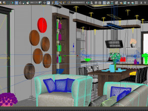 Livingroom luxury 3D Model