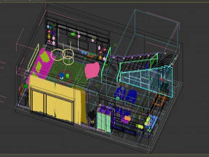 Modem do salonu Model 3D