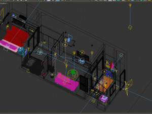 Livingroom modem Modelo 3D