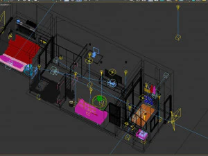 Modem de sala de estar Modelo 3D