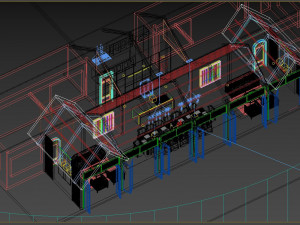 Livingroom tropical Model 3D