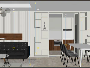 Livingroom modern 3D Model