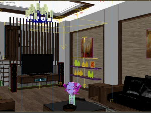 Livingroom modern 3D Model