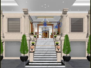 Lobby classic 3D-Modell