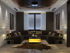 Mediaroom luxury 3D मॉडल
