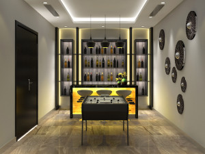 Mediaroom luxury Model 3D