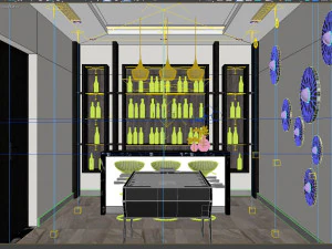 Medya odası l&uuml;ks&uuml; 3D Model