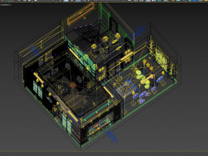Mediaroom luxury Model 3D