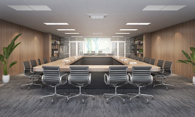 Meetingroom luxury Modèle 3D .c4d .max .obj .3ds .fbx .stl .blend 