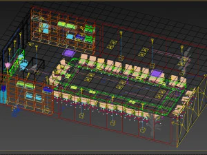 Meetingroom luxury 3D Model
