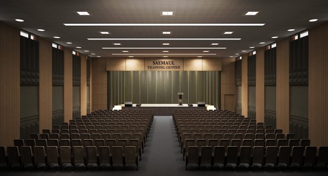 Meetingroom luxury 3D Model .c4d .max .obj .3ds .fbx .stl .blend 