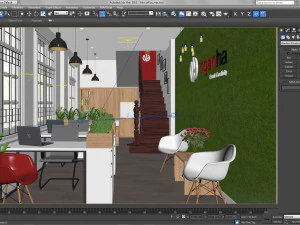 Ufficio moderno Modello 3D