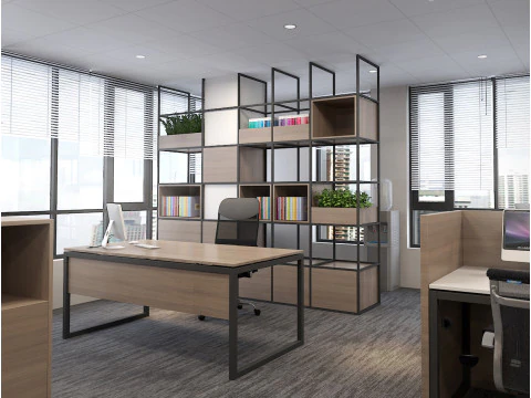 Office interior modern 1 3D Model