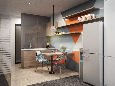 Office interior modern 1 3D Модель