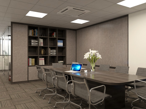 Office interior modern 3 3D 모델