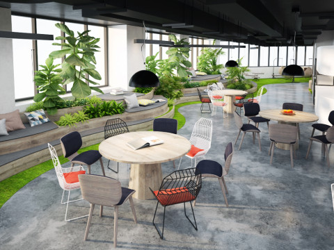 Office Relax space modern 3D Модель